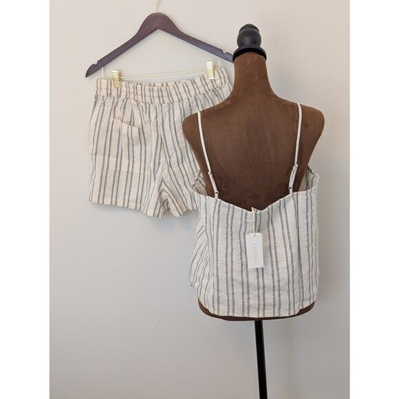 NWT Z SUPPLY Savoy Stripe Tank & Summerland Short Set Sea Salt Medium - Picture 4 of 12